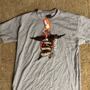 Harley-Davidson Gray Graphic T-Shirt for Men